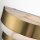 LED Wandleuchte H: 35,7 cm in Messing Antik Alabaster Optik