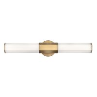 LED Badleuchte Glas Metall IP44 65,9 cm hoch länglich