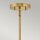 Deckenleuchte rund D: 40,6 cm E14 Modern Metall Stoff