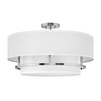 Deckenleuchte Stoffschirm E14 Ø 58,4 cm 4x rund...
