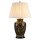 Tischlampe ELYA Schwarz Gold H:74cm Vintage Lampe