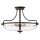 Deckenlampe Metall Glas D: 52,8 cm E27 4-flammig rund