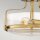 Deckenleuchte rund D: 36,6 cm Metall Regenglas 3x E27