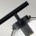Badezimmerlampe Schwarz Metall Glas 60,6 cm breit IP44 Wand