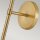 Badleuchte Wand Metall Glas IP44 H: 40,3 cm Kugel Schirm
