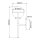 Badleuchte Wand Metall Glas IP44 H: 40,3 cm Kugel Schirm