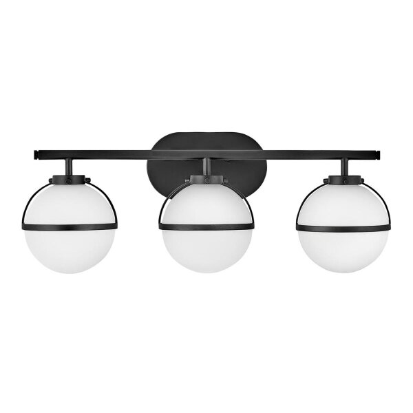 Badezimmerlampe Wand IP44 60,6 cm breit Metall Glas E14