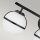 Badezimmerlampe Wand IP44 60,6 cm breit Metall Glas E14