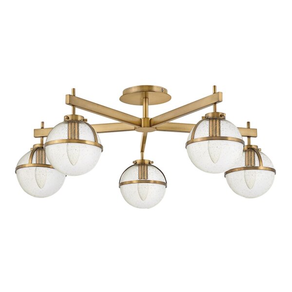 Badezimmerlampe Decke Glas Metall E14 IP44 81,3 cm breit