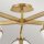 Badezimmerlampe Decke Glas Metall E14 IP44 81,3 cm breit