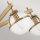Badezimmerlampe Decke Glas Metall E14 IP44 81,3 cm breit