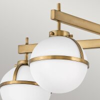 Deckenleuchte Badezimmer IP44 81,3 cm breit Messing Antik...