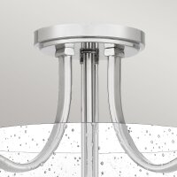 Deckenlampe Jugendstil rund Ø 31,3 cm Nickel...