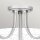 Deckenlampe Jugendstil rund Ø 31,3 cm Nickel Metall Regenglas