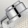 Badezimmerlampe Wand mit LED G9 IP44 16 cm hoch Metall Glas