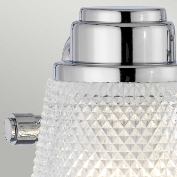 Badezimmerleuchte Wand IP44 54,5 cm breit mit 3x G9 LED