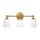 Bad Lampe Spiegel 53,3 cm breit IP44 mit 3x G9 LED 3000 K warm