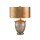Tischlampe E27 Silber Antik Gold 61 cm hoch Klassisch