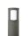 Kleine Wegeleuchte Dunkelgrau Aluminium E27 IP65 100 cm