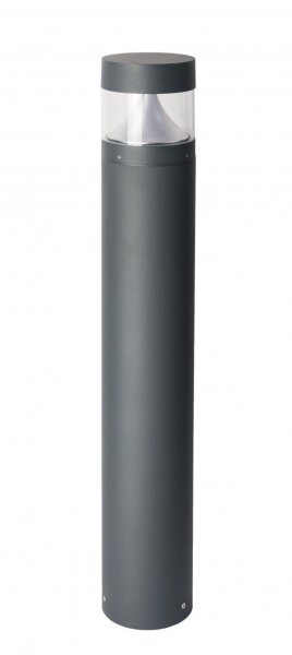 LED Pollerleuchte Aluminium in Dunkelgrau IP65 98 cm