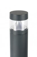 LED Pollerleuchte Aluminium in Dunkelgrau IP65 98 cm