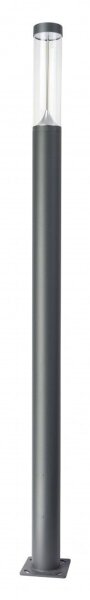 Dunkelgraue LED Wegeleuchte Aluminium IP65 3000 cm XXL