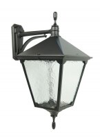 Außenwandlampe Aluminium Glas H:72 cm IP43 E27 Laterne