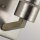 Wandleuchte Glas Metall 25,5 cm hoch in Grau Antik Silber