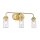 Badezimmerlampe Spiegel B: 60,3 cm IP44 3x E27 Metall Glas