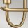 Wandlampe Metall E14 H: 27 cm in Messing 2-flammig VIGO