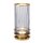 Tischlampe Rauchglas 36,4 cm hoch mit GX53 LED 3000 K