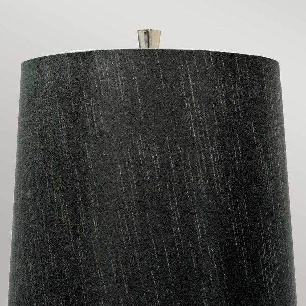 Tischleuchte groß 79 cm hoch E27 Modern Metall Stoff