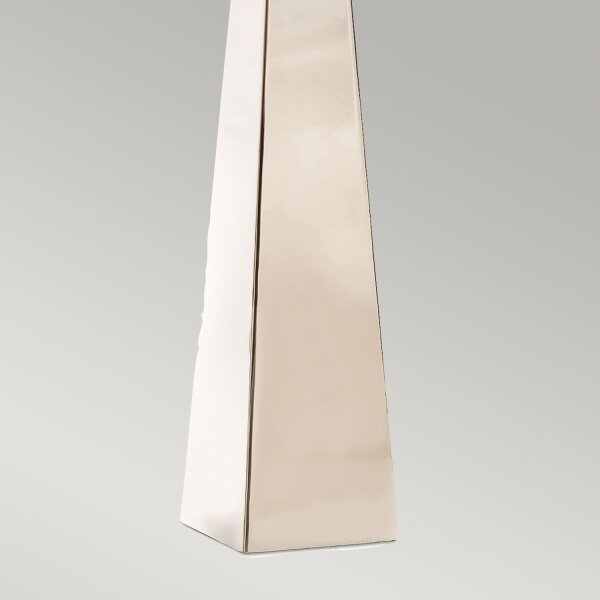 Tischleuchte groß 79 cm hoch E27 Modern Metall Stoff