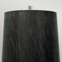 Tischleuchte groß 79 cm hoch E27 Modern Metall Stoff