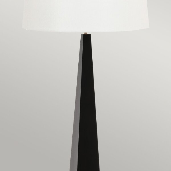 Stehleuchte 181 cm Schwarz Weiß E27 Metall Stoff Modern