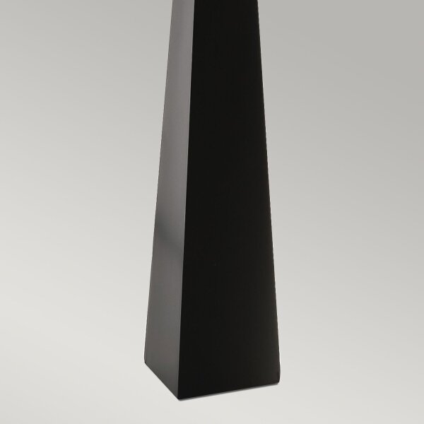 Stehleuchte 181 cm Schwarz Weiß E27 Metall Stoff Modern