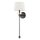 Wandlampe Stoff Metall 67,6 cm hoch Modern Bronze Antik Weiß