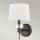 Wandlampe Stoff Metall 67,6 cm hoch Modern Bronze Antik Weiß