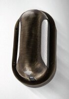 Maritime Wandlampe au&szlig;en Messing Glas E27 IP64 H: 23 cm