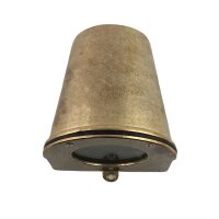 Au&szlig;enleuchte Wand Messing Glas GU10 IP54 H: 10 cm Downlight