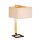 Tischlampe TIAGO in Gold Braun Creme H:62cm Lampe
