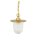Außenlampe hängend Messing Glas H: max. 75 cm IP44 E27