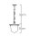 Außenlampe hängend Messing Glas H: max. 75 cm IP44 E27