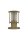 Sockelleuchte Glas Messing E14 IP53 H: 22 cm klein