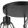 Deckenlampe Metall E27 L:38 cm Schwarz 3-flammig Draht