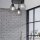 Deckenlampe Metall E27 L:38 cm Schwarz 3-flammig Draht