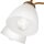 Blendarme Deckenleuchte Metall Glas B:60 cm E27 Antik