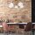 Blendarme Deckenleuchte Metall Glas B:60 cm E27 Antik