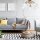 Blendarme Deckenleuchte Metall Glas B:60 cm E27 Antik