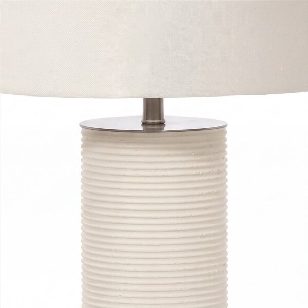Tischlampe LEILA Weiß Porzellan H:65cm Bodenlampe